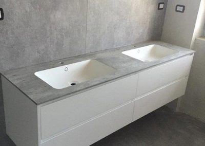 Ristrutturazione Bagni, Ellegi Snc, Milano, base con lavabo integrato