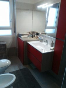 Ristrutturazione Bagni, Ellegi Snc, Milano, base con lavabo integrato, specchio, sanitari